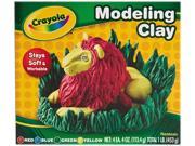 Modeling Clay Assortment 1 4 lb each Blue Green Red Yellow 1 lb
