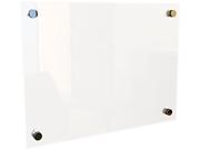 Enlighten Glass Board Frameless Frosted Pearl 12 X 12 X 1 8