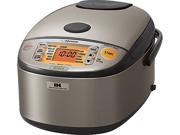 Zojirushi NP HCC10XH 5.5 cups 1 L Induction Heating System Rice Cooker and Warmer Stainless Dark Gray