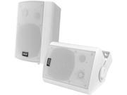 PYLE HOME PDWR51BTWT 5.25 Indoor Outdoor Wall Mount Bluetooth R Speaker System White