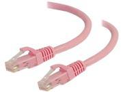 C2G Cables To Go 00940 Cat5e Snagless Unshielded UTP Network Patch Cable Pink 6 Inch