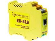 Brainboxes ED 516 Ethernet to Digital IO 16 Inputs