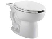 American Standard 3481.001 Cadet Vitreous China Floor Mount Pressure Assisted Siphon Action Toilet Bowl Only White