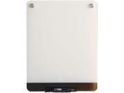 Clarity Glass Personal Dry Erase Boards Ultra White Backing 12 x 16