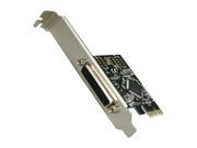 SYBA PCI Express 1 Port Parallel Printer Card with Low Profile Bracket RoHS Model SD PEX10005