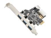 SYBA USB 3.0 PCI e Card with HDD Power Connector 3 1 Ports Model SD PEX20080