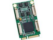 SYBA 2 4 Port RS232 Industrial Mini PCI E Serial Card Model SI MPE15050
