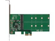 SYBA 2 Port M.2 to PCI e x1 adapter B or B M key Model SI PEX40115