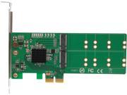 SYBA 4 Port M.2 to PCI Express x2 B or B M Key Adapter Card Model SI PEX40116