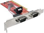 Tripp Lite 2 Port DB9 RS 232 Serial PCI Card with 16550 UART Full Profile PCI D9 02