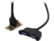 StarTech 2 Port SuperSpeed Mini PCI Express USB 3.0 Adapter Card w Bracket Kit Model MPEXUSB3S22B