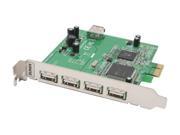 SUNIX PCI Express USB2.0 4 1 ports Card Model USB4414N