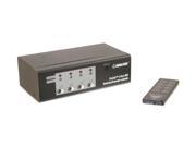 C2G TruLink 4 Port UXGA Monitor Switcher Extender with 3.5mm Audio 39972