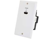 C2G TruLink Single Gang HDMI over Cat5 Wall Plate Transmitter White 29224