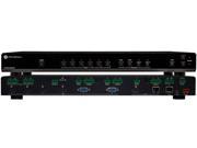 ATLONA 4K UHD 6 Input Multi Format Switcher with Mirrored HDMI and HDBaseT Outputs PoE and Auto SwitchingAT UHD CLSO 601