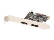 SYBA SD SA2PEX 2E PCI Express x1 SATA II 3.0Gb s Controller Card