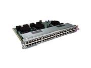 Cisco WS X4748 RJ45V E Catalyst 4500E Series 48 Port 802.3at PoEP 10 100 1000 RJ 45