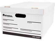 Lift Off Lid File Storage Box Legal Fiberboard White 12 Carton