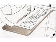 AutoExec 00041 Wheel Desk and Tablet Mount Combo 15 x 1 x 8 1 2 Wood Aluminum Gray