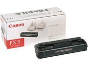 Canon FX 3 Black 1557A002 Toner Cartridge for Laser Facsimile Black