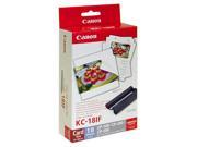 Canon KC 18IF 7741A001 Ink Label Set for CP 100 CP 200 CP 300 Color