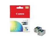 Canon BCI 16 twin pack Ink tank cartridge 16; Color 9818A003