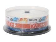 PHILIPS 8.5GB 8X DVD R DL 25 Packs Disc Model DR8S8B25F