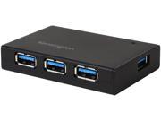 Kensington 085896339793 UH4000C 4 Port USB 3.0 Hub with 15W 3Amp Power Adapter