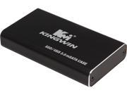 KINGWIN KM U3MSATA Black SSD Enclosure Adapter