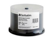 Verbatim 4.7GB 16X DVD R White Inkjet Printable 50 Packs Disc Model 96552