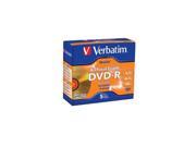 Verbatim 4.7GB 8X DVD R 5 Packs Disc Model 96320