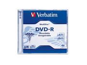 Verbatim 4.7GB 8X DVD R Thermal Printable Single MediDisc DVD Recordable Media Model 94905