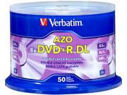 Verbatim 8.5GB 8X DVD R DL 50 Packs Disc Model 97000