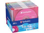 Verbatim 700MB 52X CD R 25 Packs Disc Model 94611