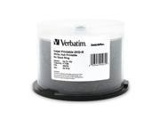 Verbatim 4.7GB 16X DVD R Whilte Inkjet Printable 50 Packs Disc Model 95079