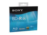 SONY 50GB 2X BD R DL Single Disc Model BNR 50RH