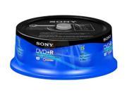 SONY 4.7GB 16X DVD R 15 Packs Disc Model 15DPR47RS4