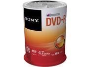 SONY 4.7GB 16X DVD R 100 Packs Discs Model 100DMR47SP