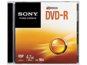 SONY 4.7GB 16X DVD R Single Disc Model DMR47SS