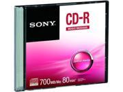 SONY 700MB 48X CD R Single Disc Model CDQ80SJ