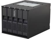 ICY DOCK MB975SP B Tray less 5 Bay 3.5 SATA Hard Drive Hot Swap Backplane Cage in 3x External 5.25 Bay