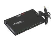 MOBILE EDGE MEAHR2 All In One USB 2.0 Card Reader and 3 Port Hub