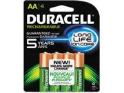 Duracell 66155 Rechargeable Aa Battery 4 Per Pack