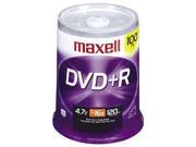 maxell 4.7GB 16X DVD R 100 Packs Disc Model 639016