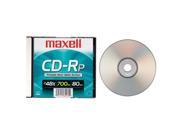 maxell 700MB 48X CD R Printable Single Disc Model 648711