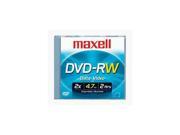 maxell 4.7GB 2X DVD RW 5 Packs Disc Model 635125