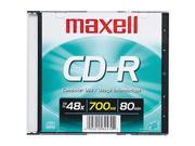 maxell 700MB 48X CD R Single Disc Model 648201
