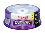 maxell DVD RW 15 Packs Disc Model 634046