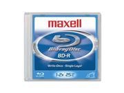 maxell 25GB 4X BD R Single Media Model 631010