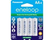 Panasonic Eneloop AA 2000mAh 2100 Cycle Ni MH Pre Charged Rechargeable Batteries 4 Pack